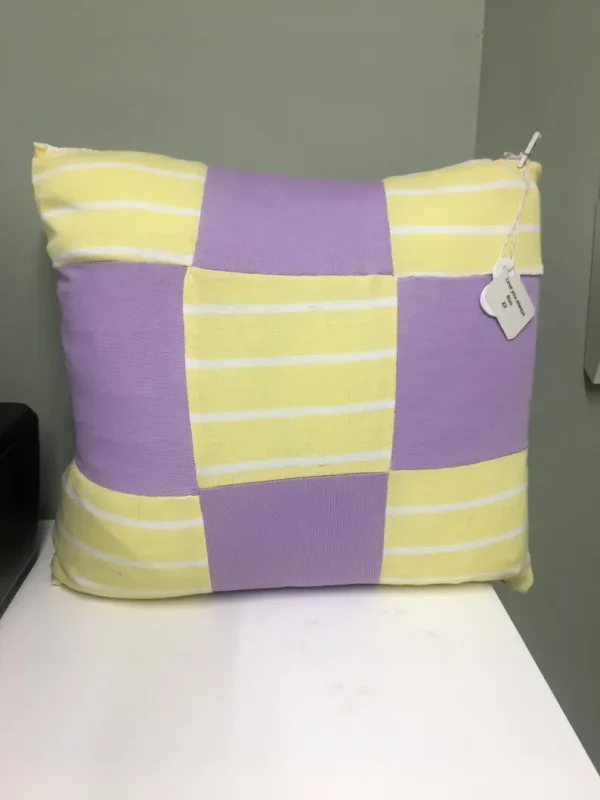 patchwork memory cushion