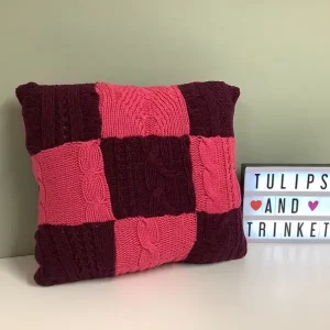 patchwork memory cushion